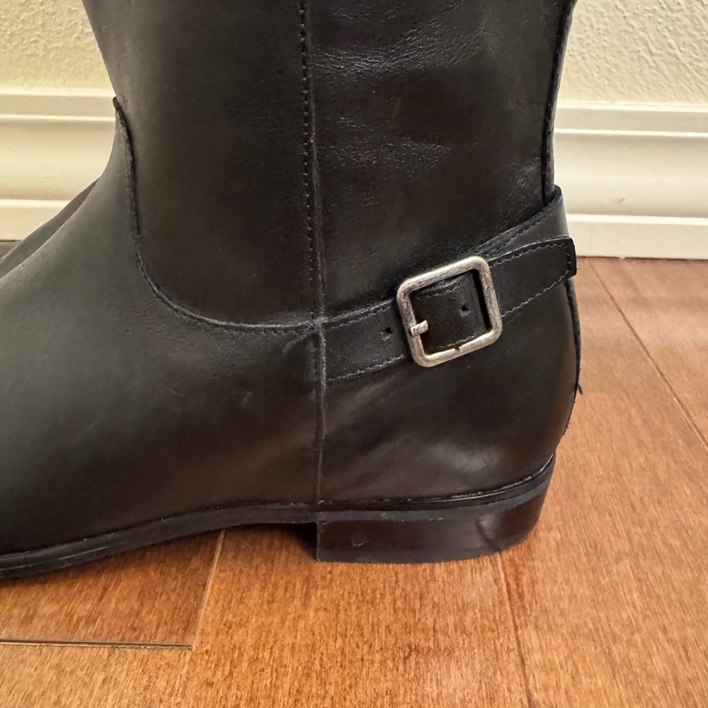 Ciao Bella Black Leather Riding Boot - Picture 5 of 16